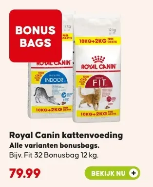 Aanbieding: Royal Canin kattenvoeding