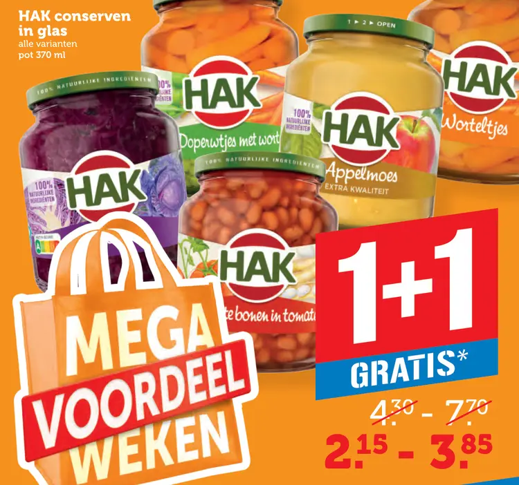 Aanbieding: Conserven in glas