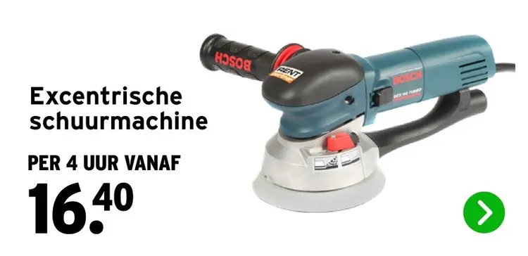 Aanbieding: Excentrische schuurmachine