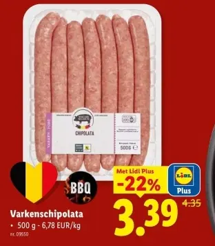 Promotie: Varkenschipolata