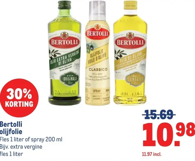 Aanbieding: Bertolli olijfolie