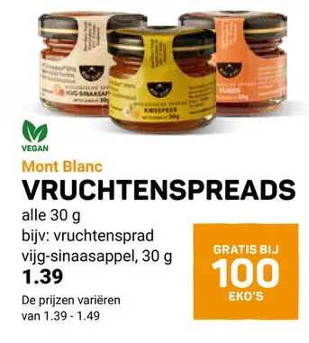 Aanbieding: Vruchtenspreads