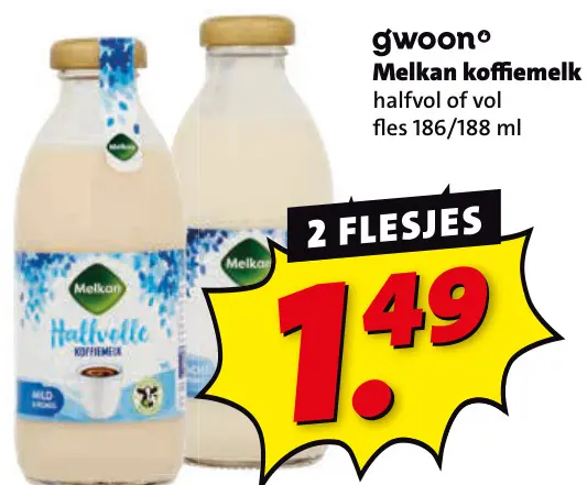 Aanbieding: Koffiemelk