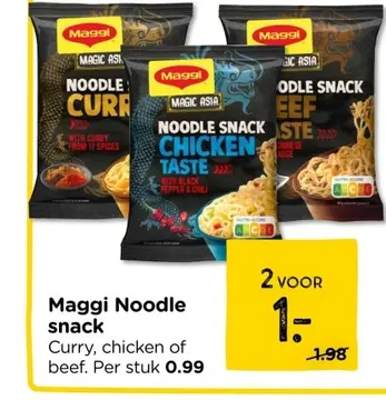 Aanbieding: Maggi Noodle snack