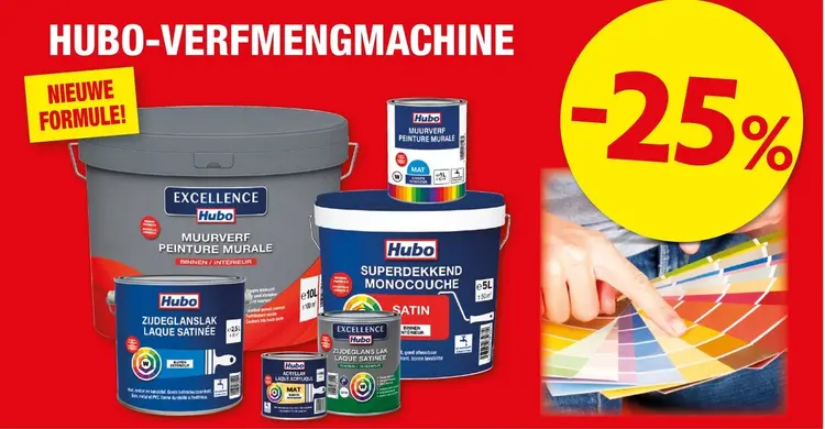 Promotie: Hubo-verfmengmachine