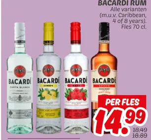 Aanbieding: Bacardi rum