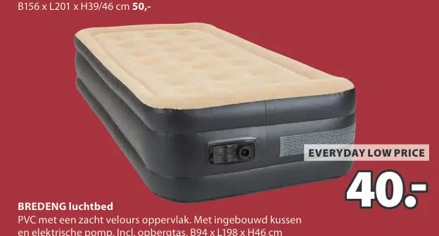 Aanbieding: BREDENG luchtbed
