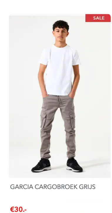 Promotie: Cargobroek grijs