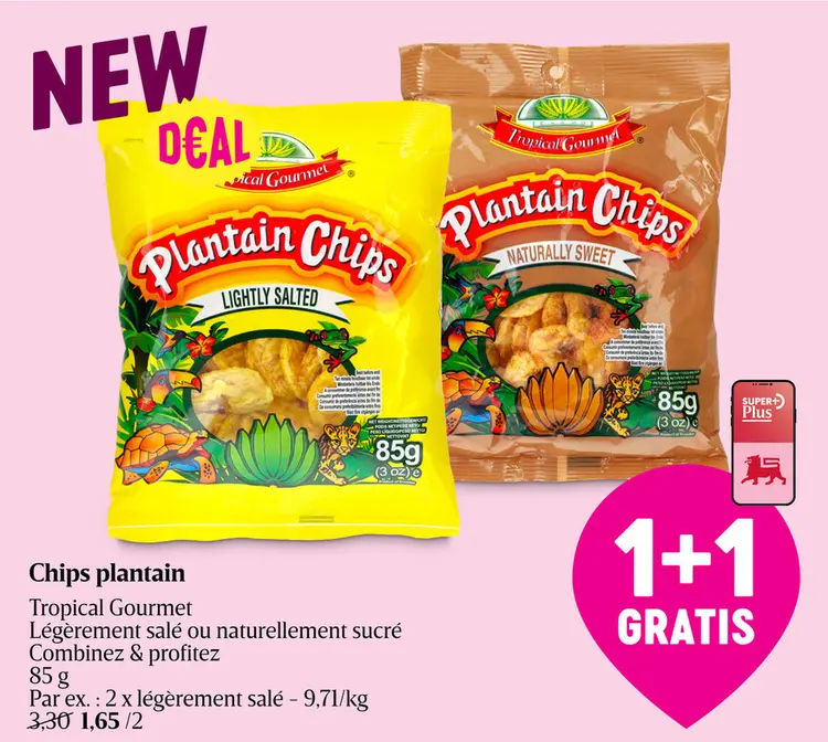 Offre: Plantain | Chips | Sucre
