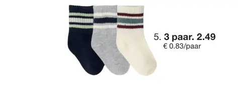 Aanbieding: Baby sokken