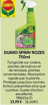 Offre: DUAXO SPRAY ROZES