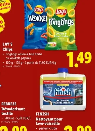 Offre: Chips