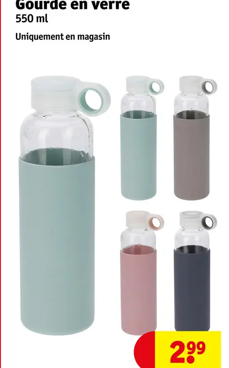 Offre: Gourde en verre
