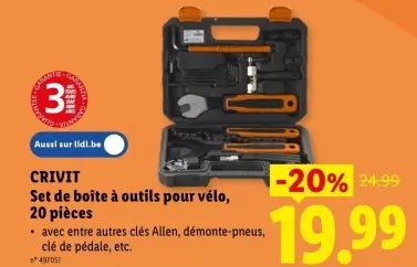 Offre: Set de boîte à outils pour vélo