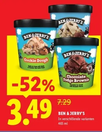 Aanbieding: Ben & Jerry's