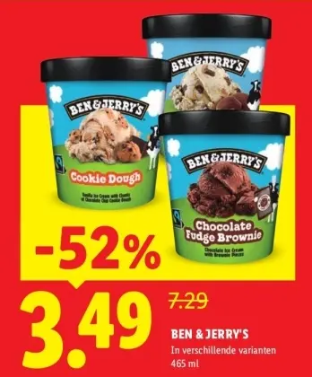 Aanbieding: Ben & Jerry's
