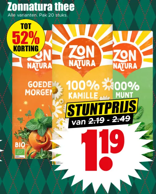 Aanbieding: Zonnatura thee