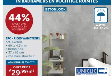 Aanbieding: Spc-rigid wandtegel