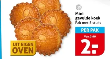 Aanbieding: mini gevulde koek