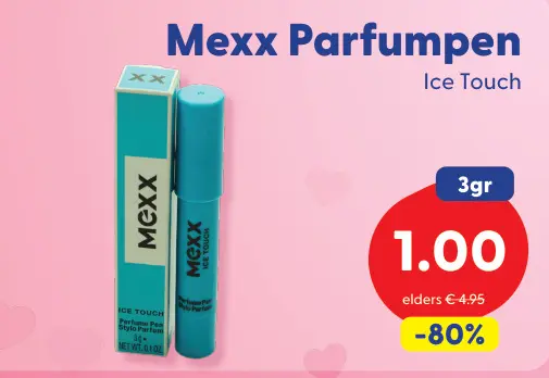 Aanbieding: Parfumpen Ice Touch