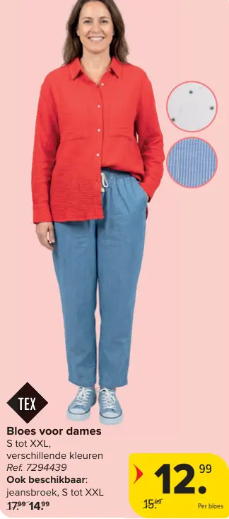 Promotie: Bloes voor dames