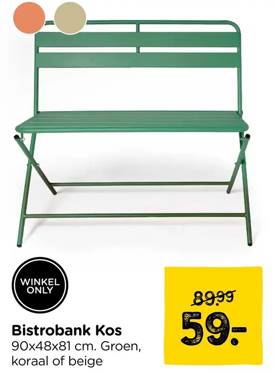 Aanbieding: Bistrobank Kos
