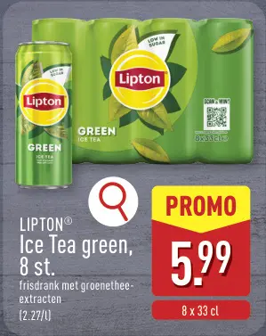 Promotie: Lipton Ice Tea green
