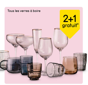 Offre: Tous les verres à boire