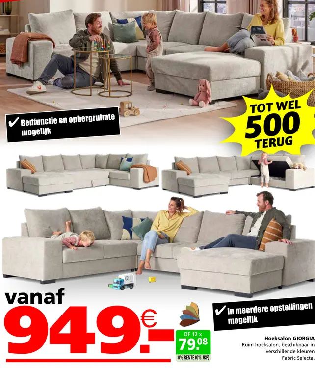 Promotie: Hoeksalon GIORGIA