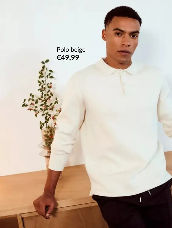 Offre: Polo beige