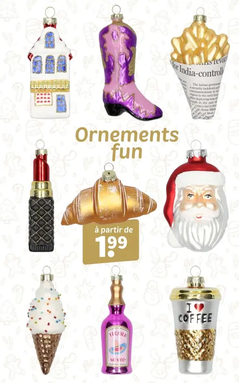Offre: Ornements fun
