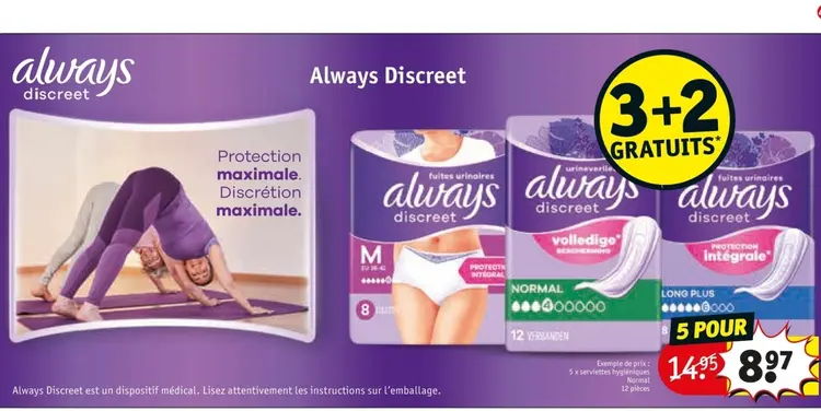 Offre: Always Discreet