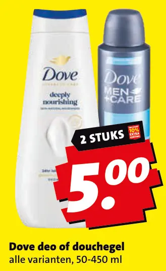 Aanbieding: Dove deo of douchegel