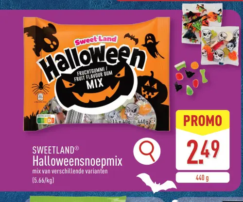 Promotie: Sweetland Halloweensnoepmix