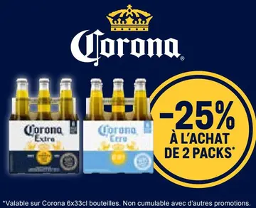 Offre: Corona et Hoegaarden