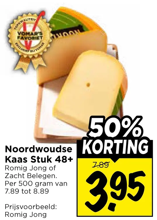 Aanbieding: Noordwoudse Kaas Stuk 48+