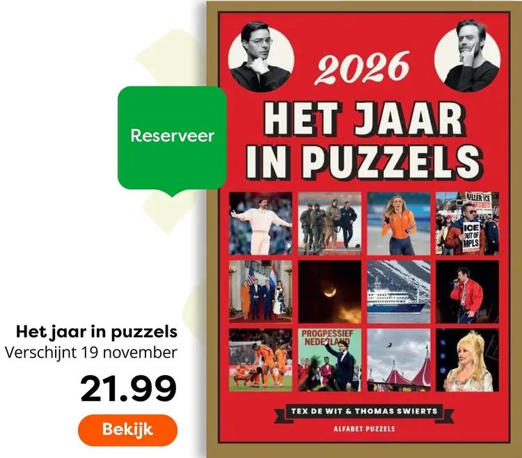 Aanbieding: Het jaar in puzzels