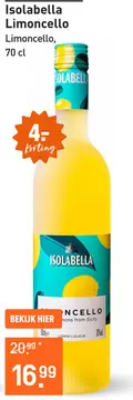 Aanbieding: Isolabella Limoncello 70CL Likeuren