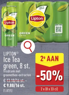 Promotie: Ice Tea green