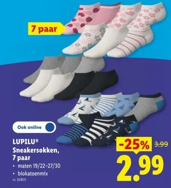 Promotie: Sneakersokken