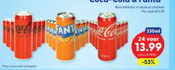 Aanbieding: Coca-Cola & Fanta