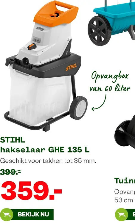 Aanbieding: Hakselaar GHE 135 L