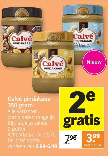 Promotie: Calvé pindakaas