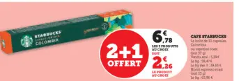 Offre: CAFE STARBUCKS Colombia