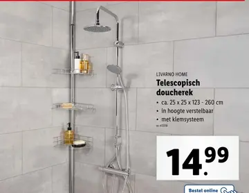 Aanbieding: Telescopisch doucherek