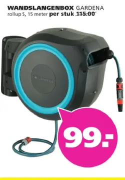 Aanbieding: Wandslangenbox GARDENA