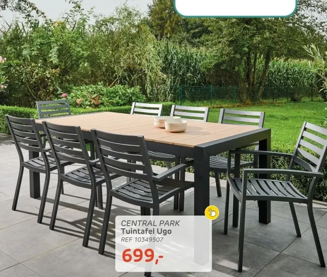Promotie: Tuintafel Ugo