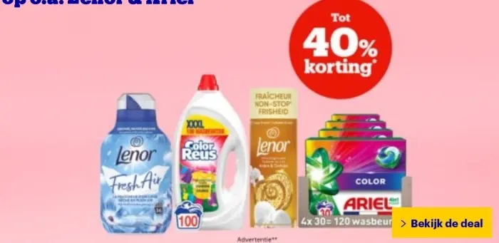 Aanbieding: Lenor Fresh Air, Color Reus, Lenor Fraicheur,