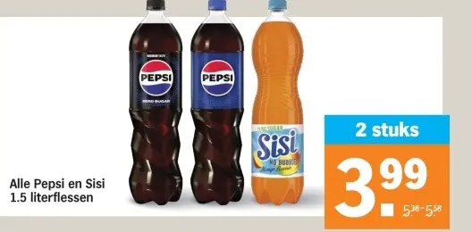 Aanbieding: Pepsi en Sisi