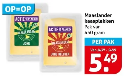 Aanbieding: Maaslander kaasplakken